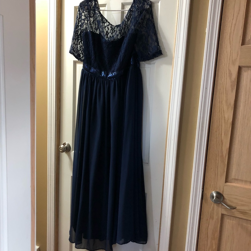 Navy blue Lace dress